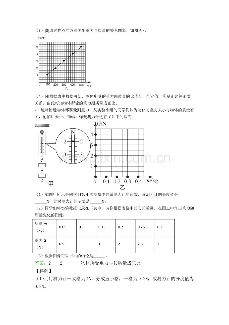 人教版八年级下册物理实验题试卷复习练习(Word版含答案).doc_第2页