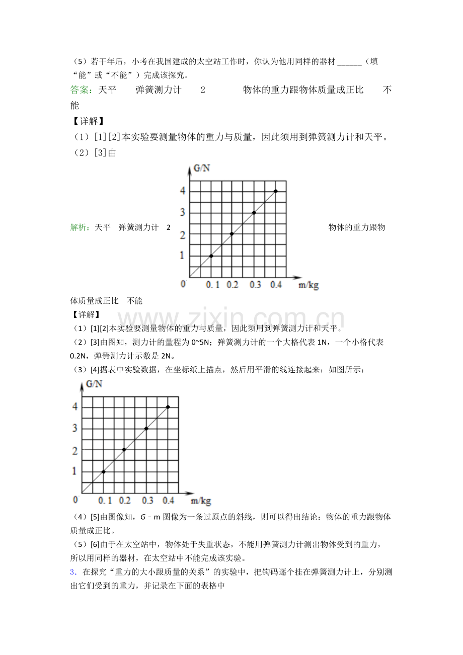 人教版八年级下册物理齐齐哈尔物理实验题试卷测试与练习(word解析版).doc_第3页