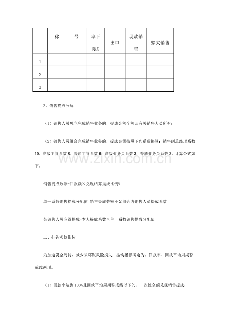 《某it公司销售人员薪酬考核管理办法》.doc_第2页