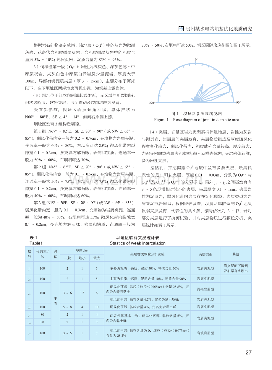 贵州某水电站坝基优化地质研究.pdf_第2页