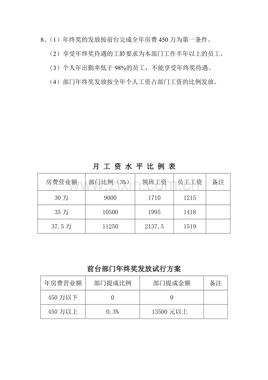 前台薪金制度改革试行方案.doc_第2页