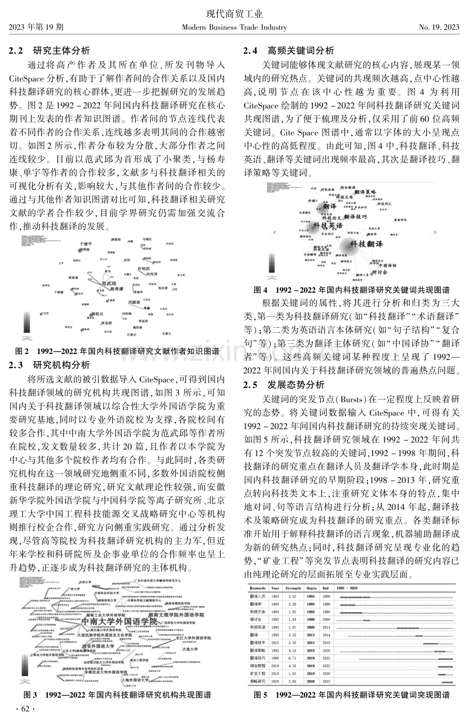 国内科技翻译研究的可视化分析--以1992-2022年期刊文献为例.pdf_第2页