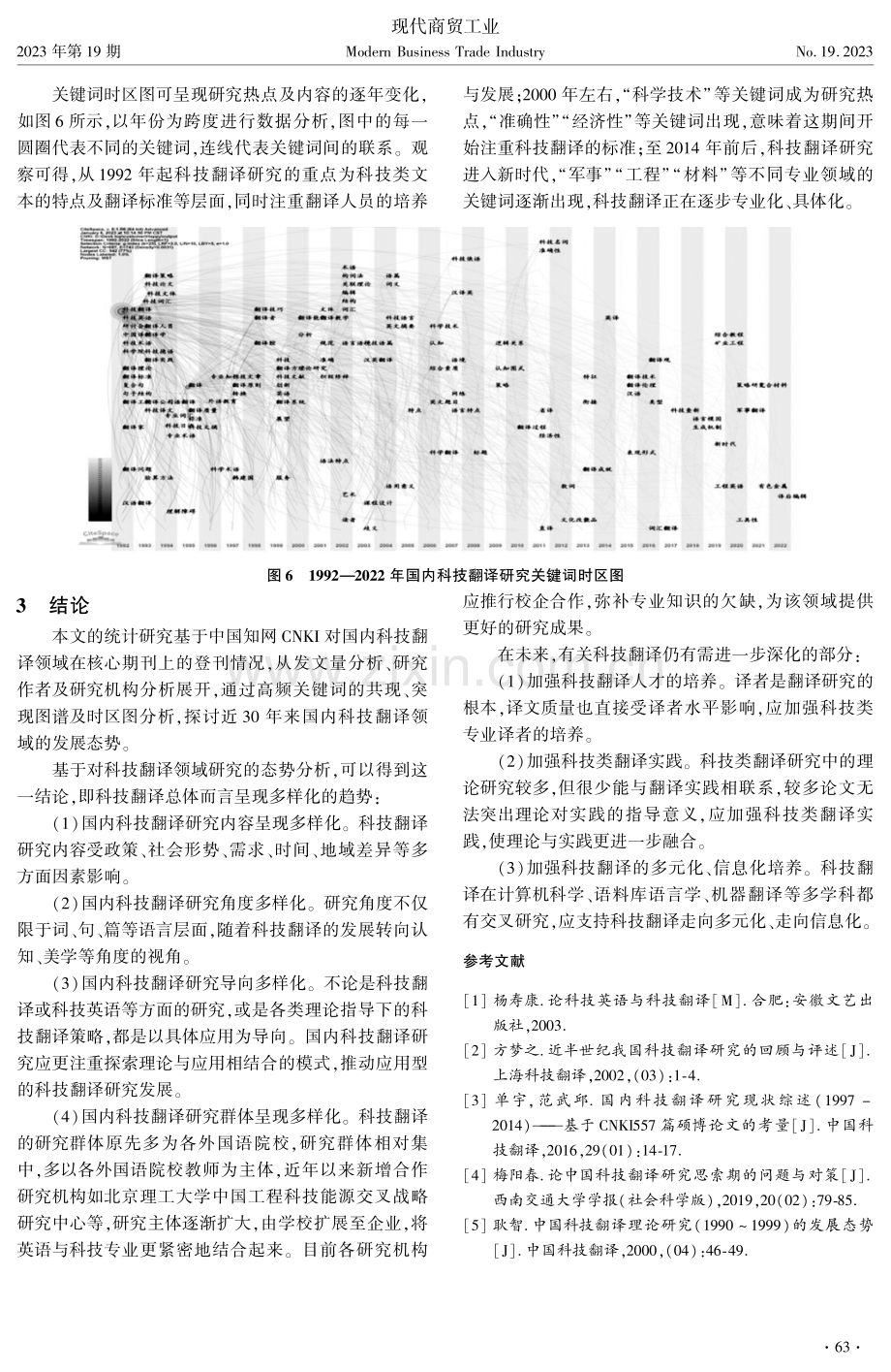 国内科技翻译研究的可视化分析--以1992-2022年期刊文献为例.pdf_第3页