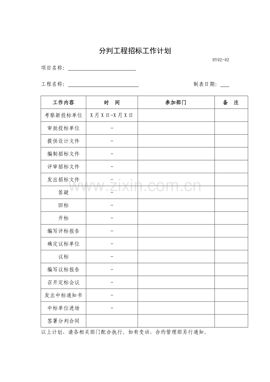 房地产公司分判工程招标工作计划模版.doc_第3页