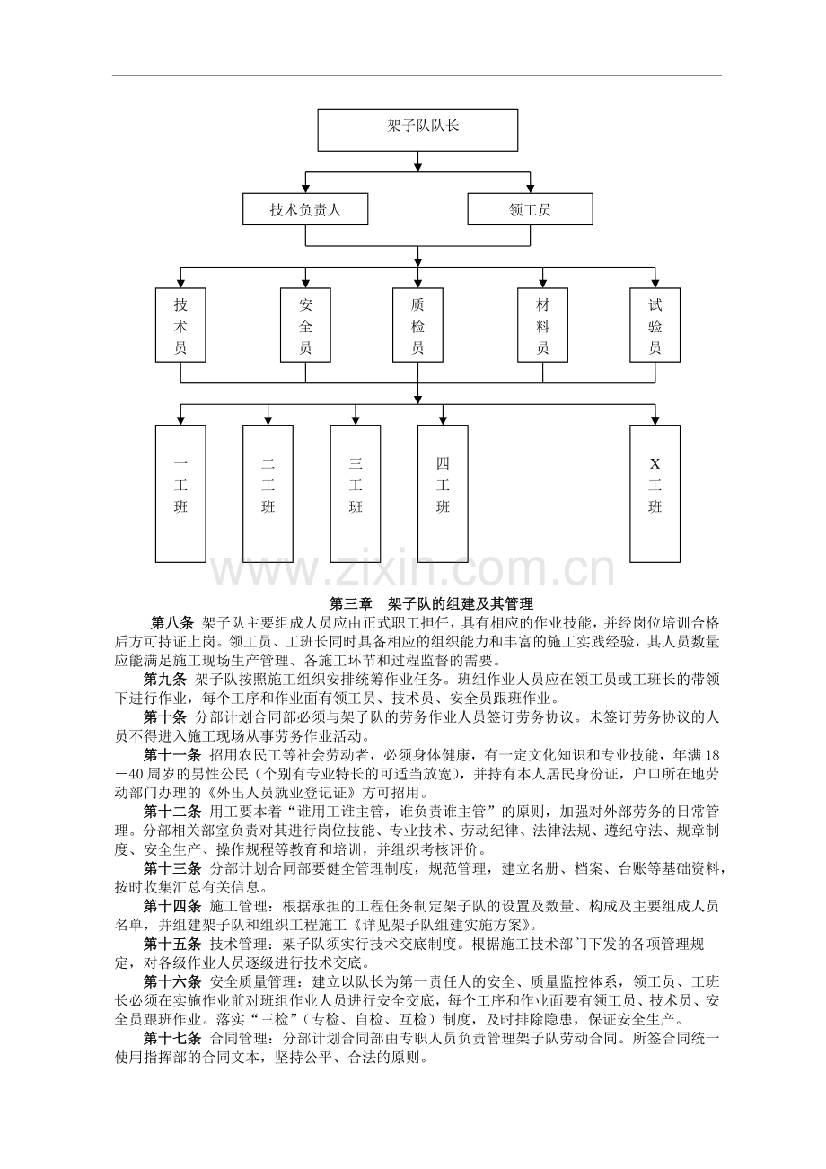 铁路建设施工单位管理之架子队管理办法模版.docx_第2页