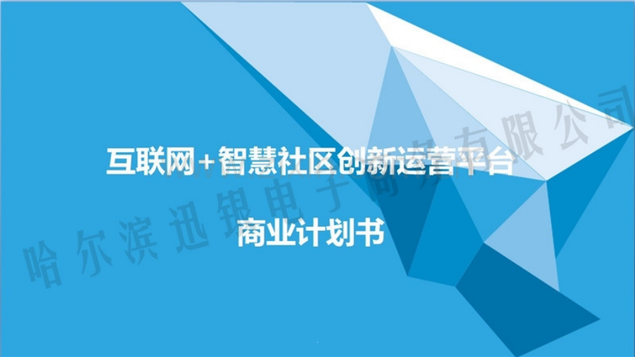 互联网+智慧社区商业计划书.ppt_第2页