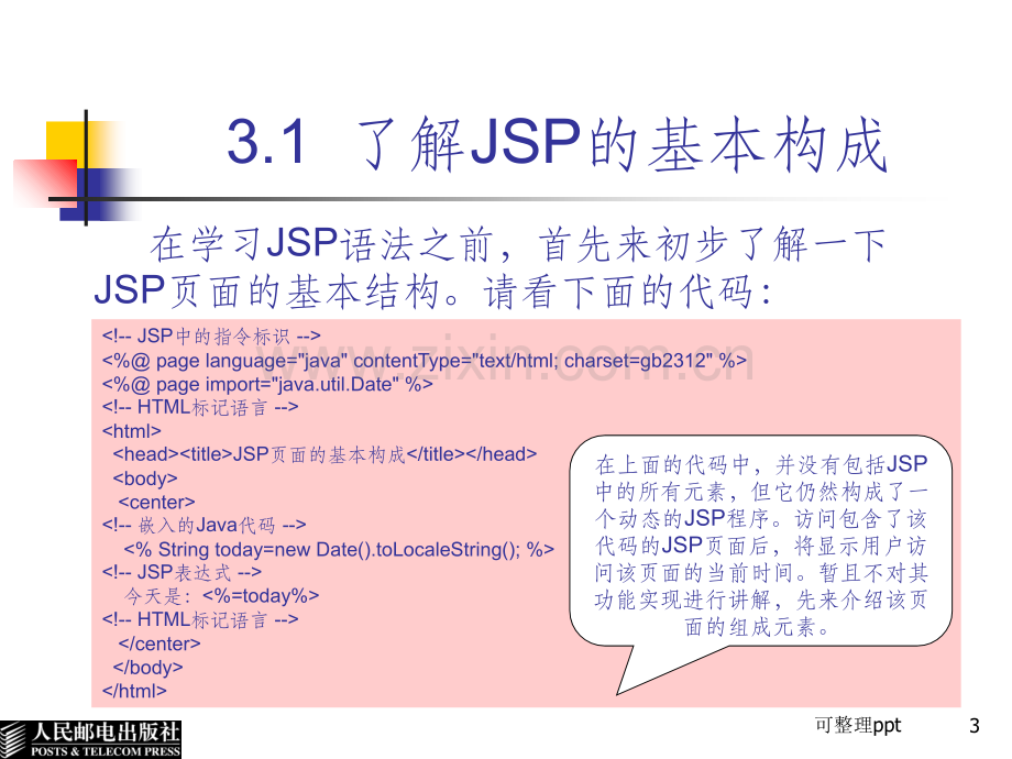 JSP程序设计教程(第3章.ppt_第3页