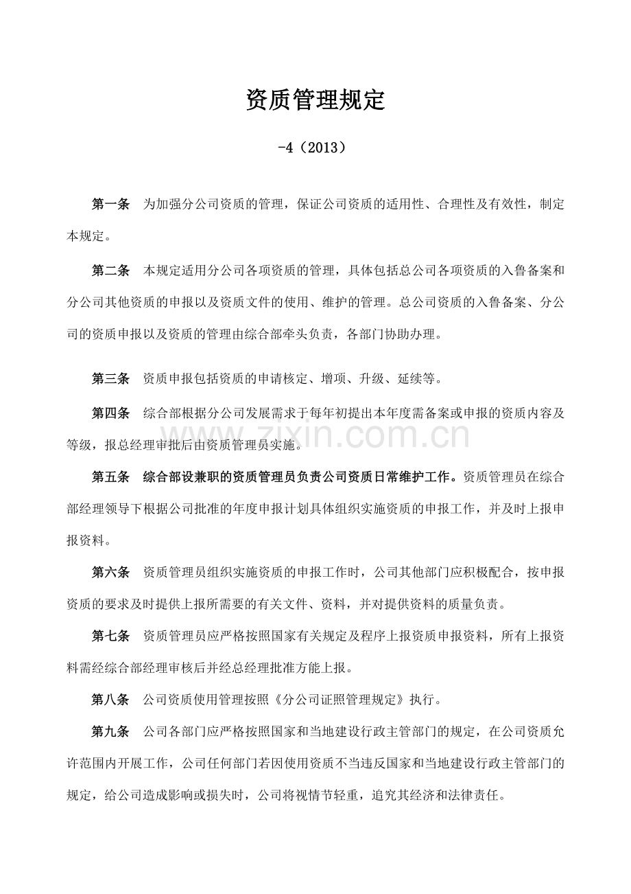 工程项目管理咨询公司分公司资质管理规定.docx_第3页