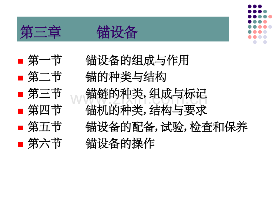 第三章-锚设备.ppt_第1页