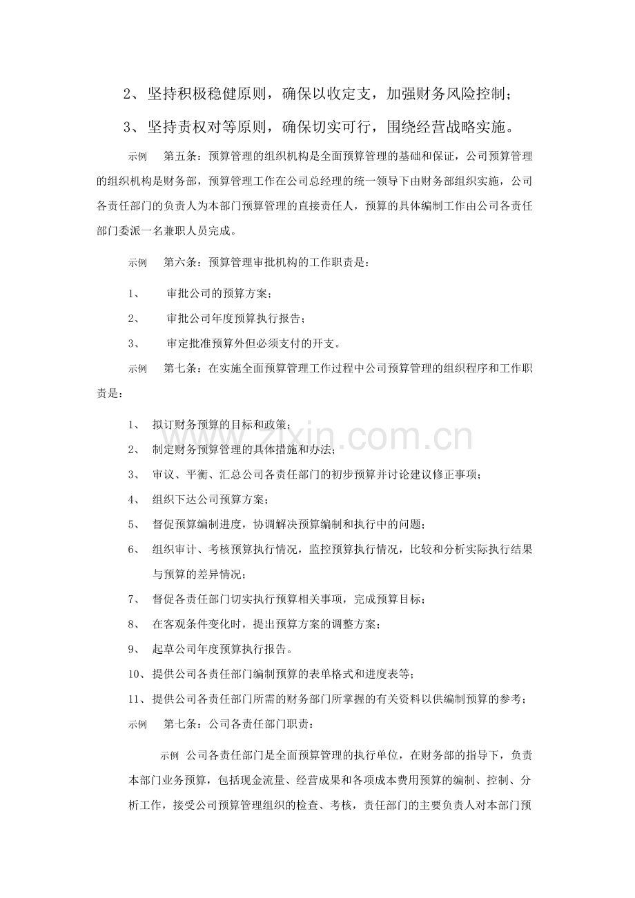 房地产公司全面预算管理实施办法(试行)模版.docx_第2页