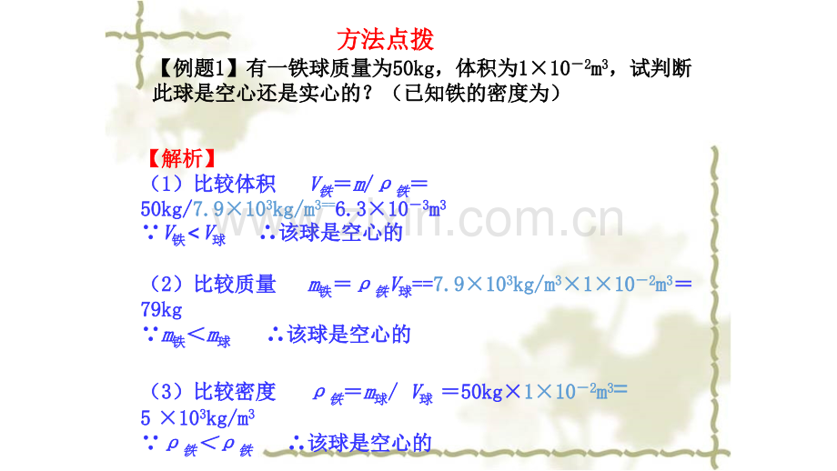 密度典型例题分析.ppt_第2页