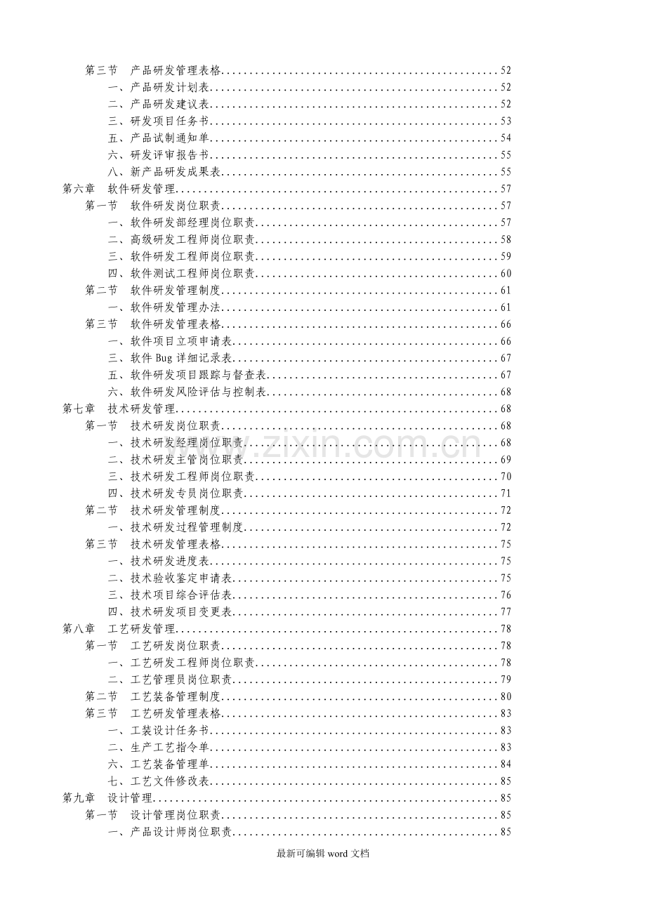 技术研发部组织结构与岗位职责大全.doc_第3页