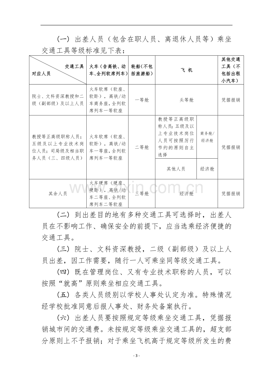 大学使用科研经费报销国内差旅费管理办法模版.doc_第3页