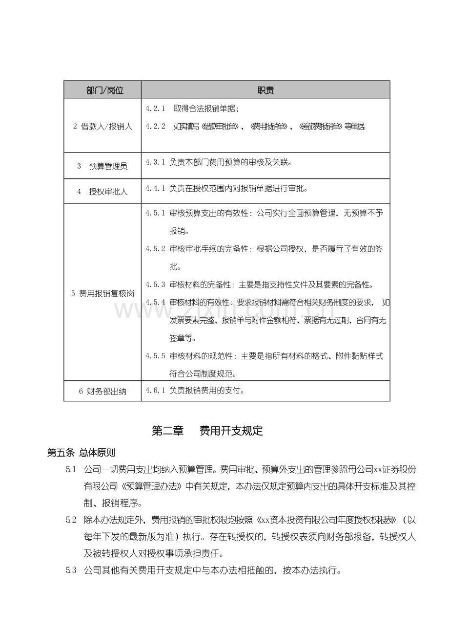 资本投资有限公司费用开支管理办法模版.doc_第2页