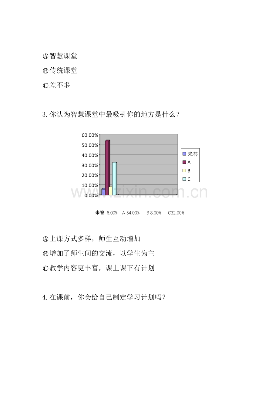 大学语文智慧课堂问卷调查模版模版.doc_第2页