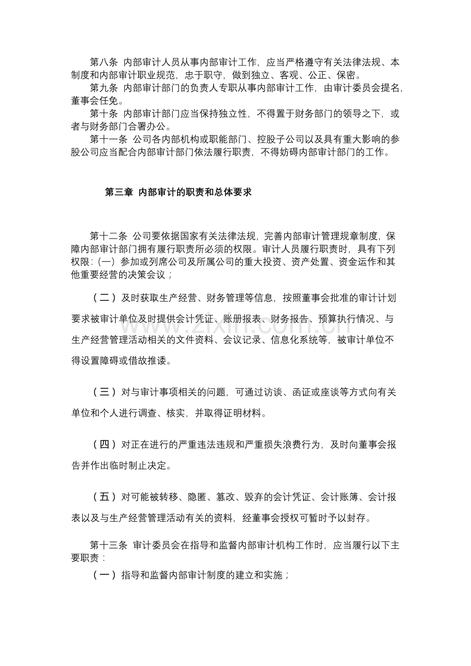 智能科技股份有限公司内部审计制度--模版.docx_第3页