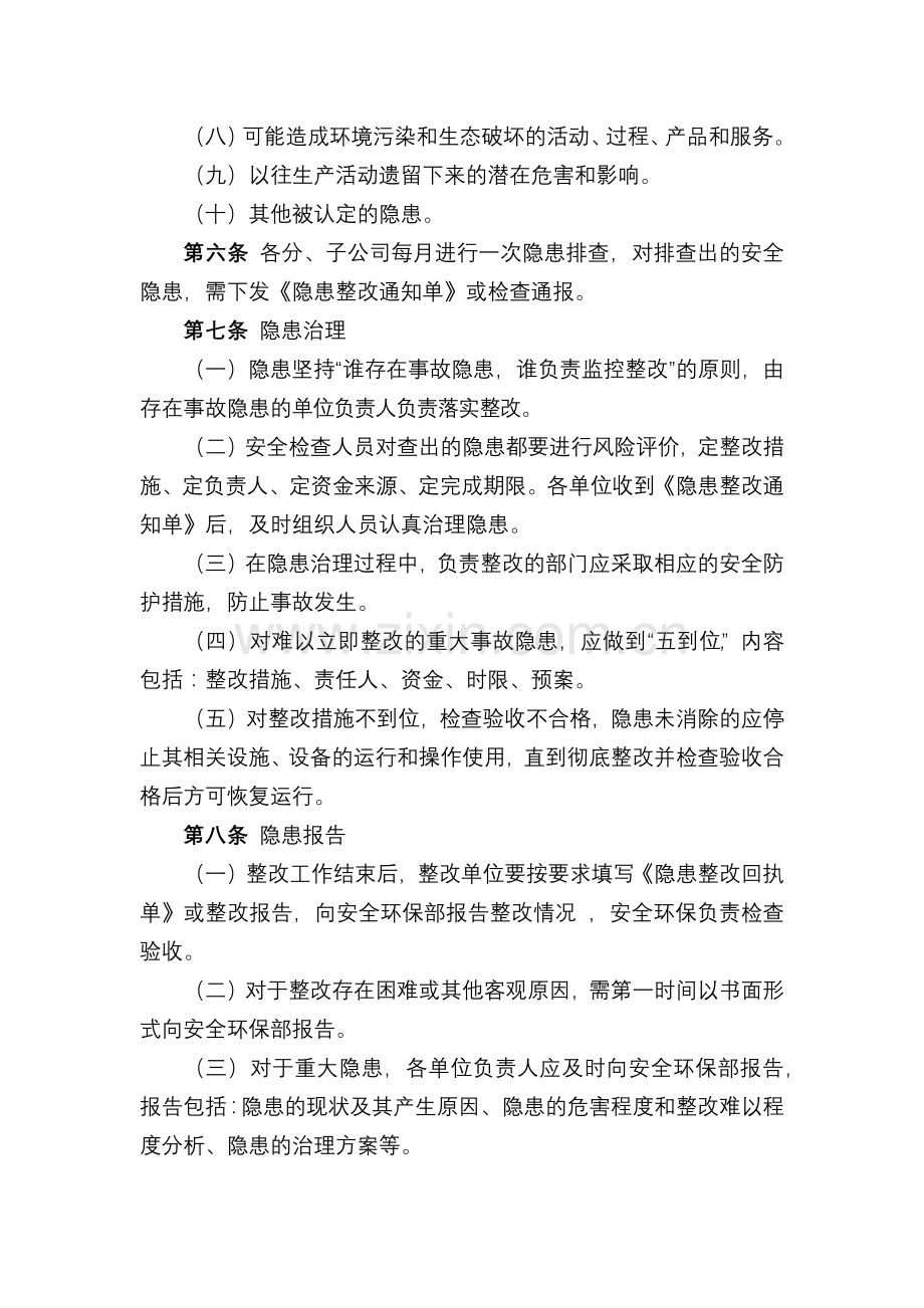 化工集团公司隐患治理管理规定模版.docx_第2页