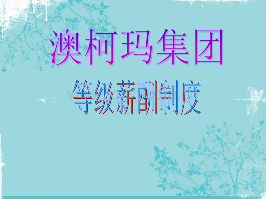 澳柯玛集团薪酬设计方案.ppt_第1页