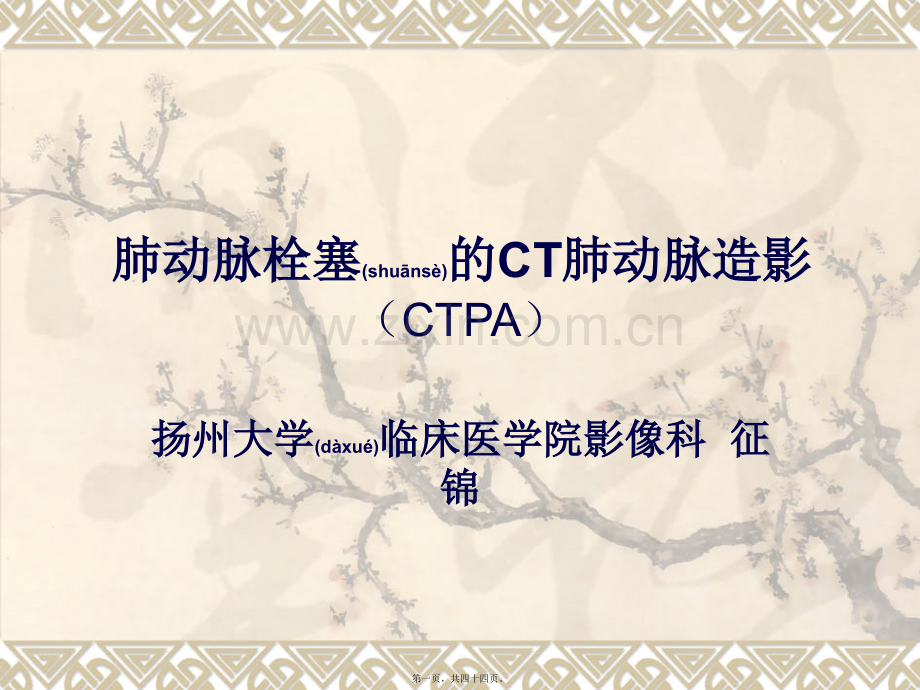 肺动脉栓塞CTPA修改.ppt_第1页