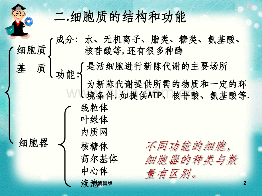 细胞的类型和结构细胞器.ppt_第2页