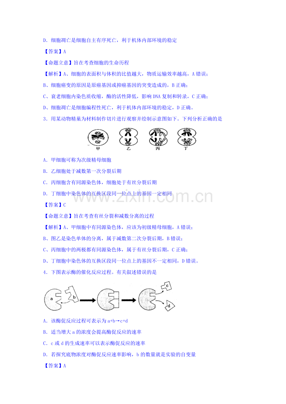 高三理综下册3月模拟考试试题.doc_第2页