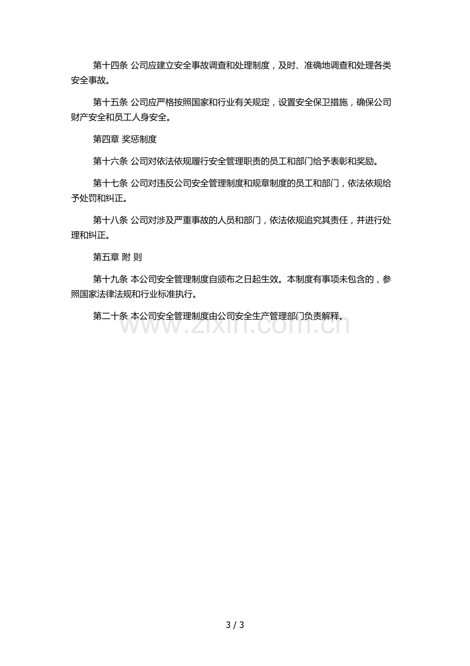 公司安全管理制度.docx_第3页