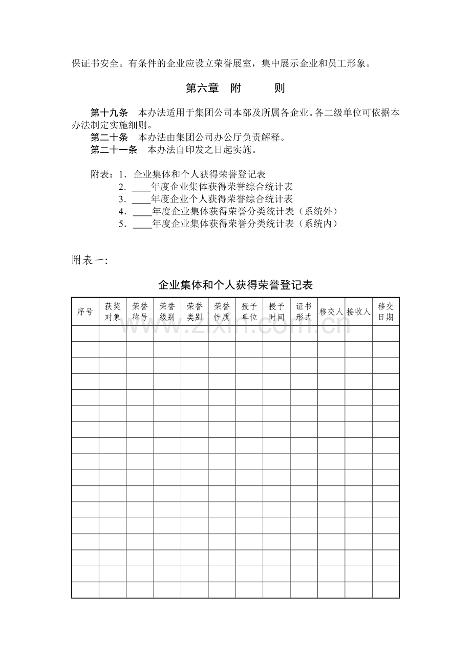 国有集团公司荣誉称号及证书管理办法模版.docx_第3页