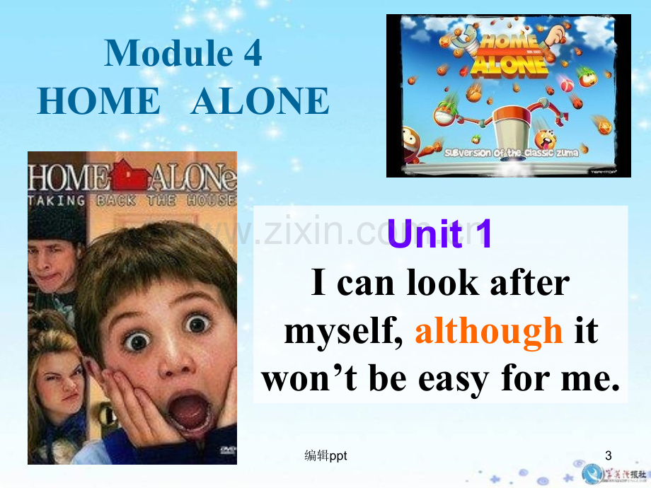外研版初中英语九年级上册Module4-《Unit1-I-can-look-after-myself.ppt_第3页