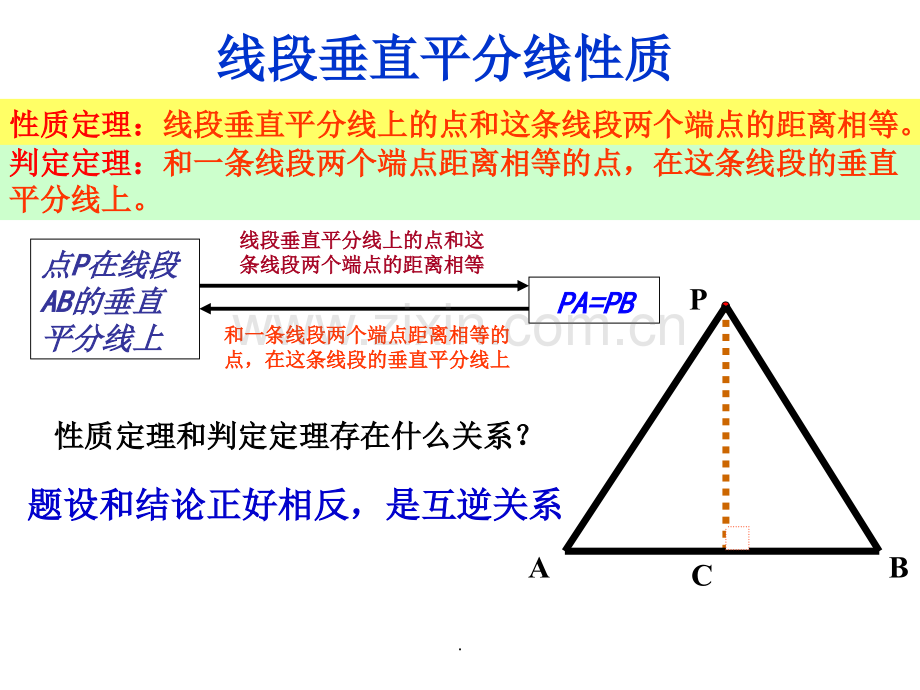 垂直平分线的性质判定.ppt_第1页