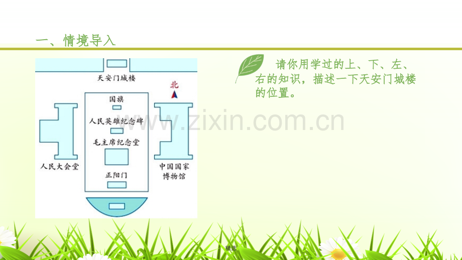 人教版数学三年级下册位置与方向(一).ppt_第3页