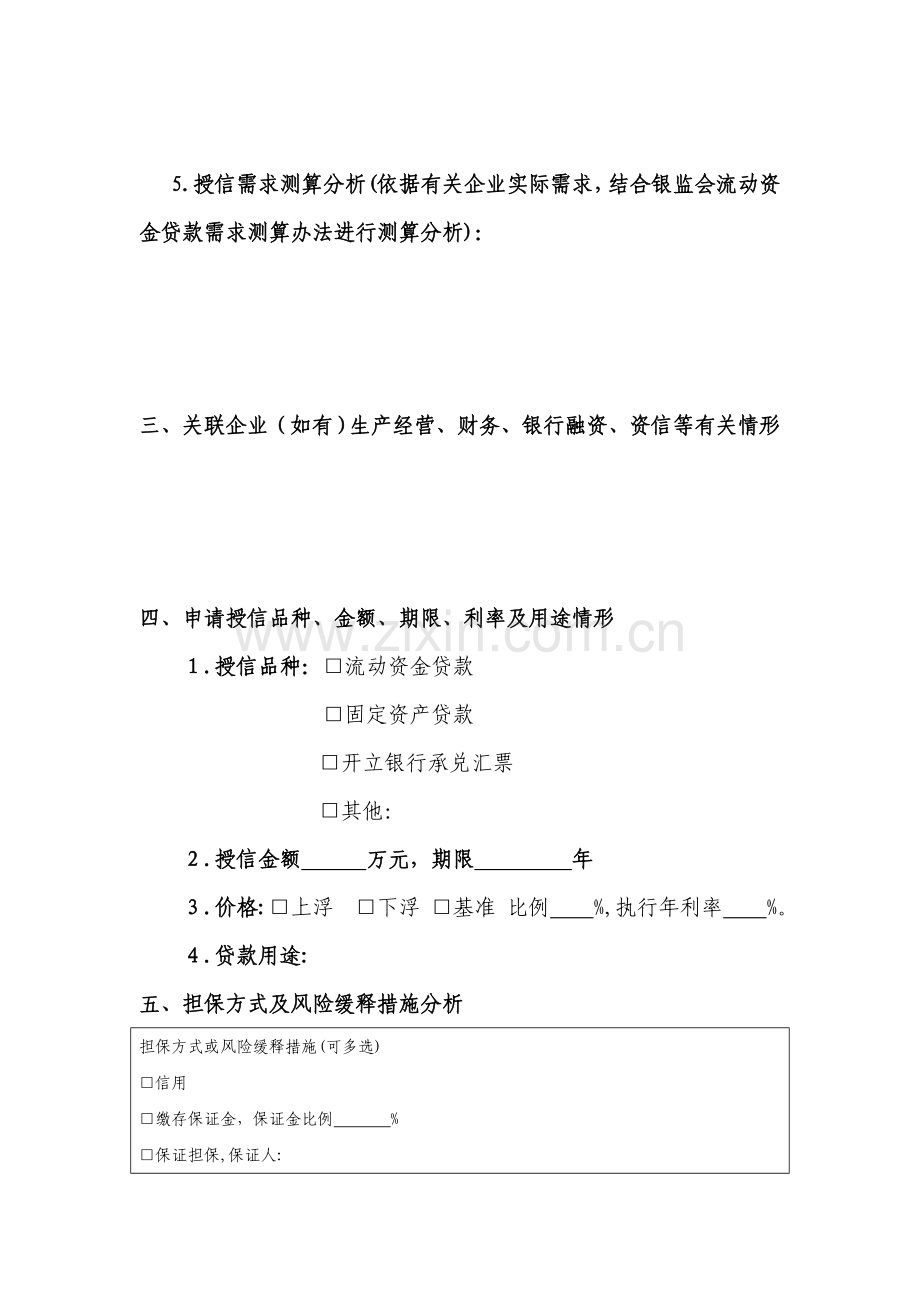 中小微企业授信业务申报模板(500万元以下非强担保)(20403版)模版.doc_第3页