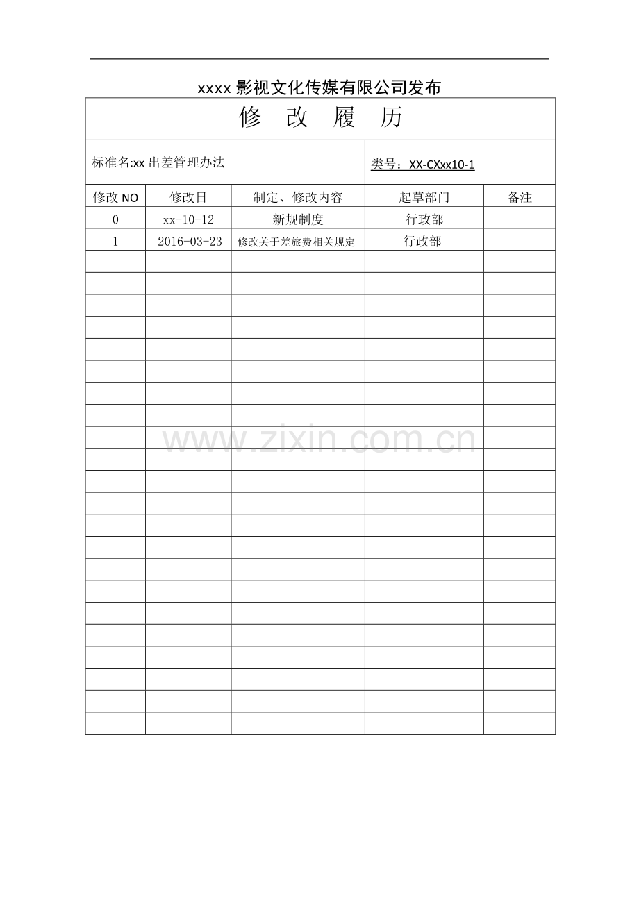 影视公司出差管理办法模版.docx_第2页