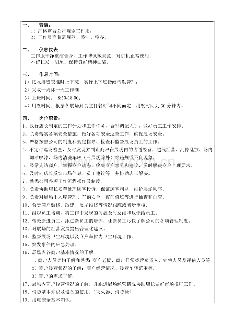 二手车公司-营运部店助工作职责和要求模版.doc_第2页