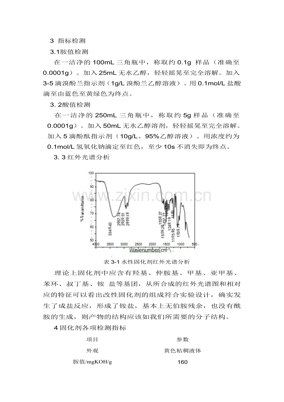 【论文】有机多胺改性水性环氧固化剂的合成与性能分析.doc_第3页