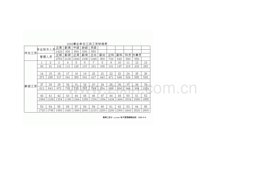 专业技术人员岗位工资标准.doc_第2页