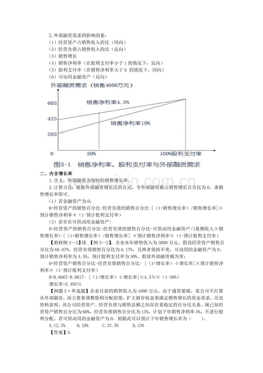 13注会财管·闫华红基础班·【016】第三章-长期计划与财务预测(2).doc_第3页