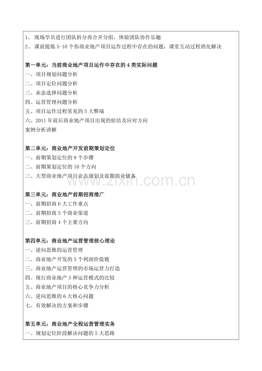 《商业地产开发、招商、运营管理核心及销售谈判提升》.doc_第3页