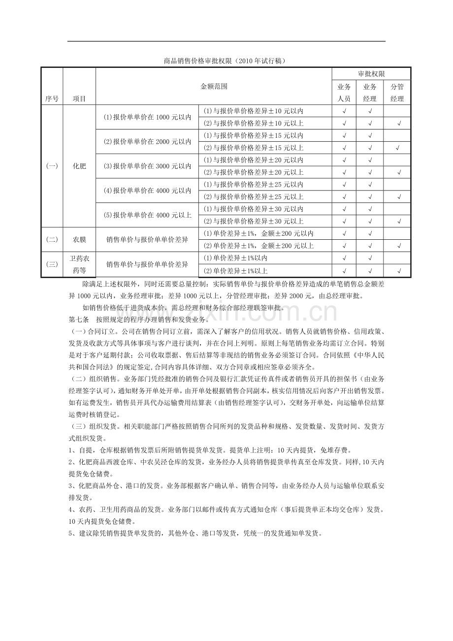 公司销售内控管理办法.doc_第2页