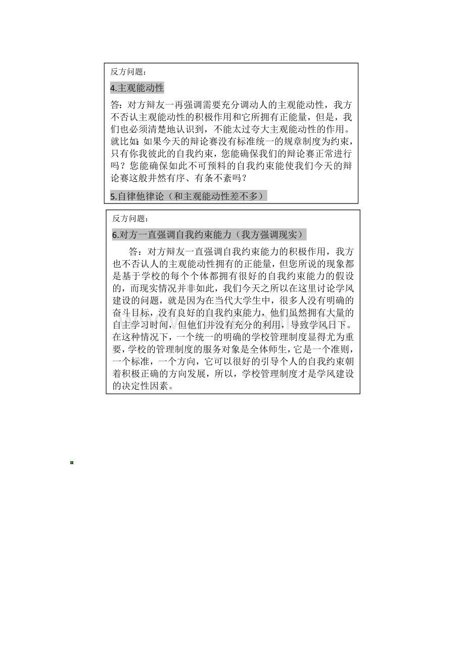 学风建设取决于学校管理制度(正)还是自我约束(反)辩论赛反方问题.doc_第2页