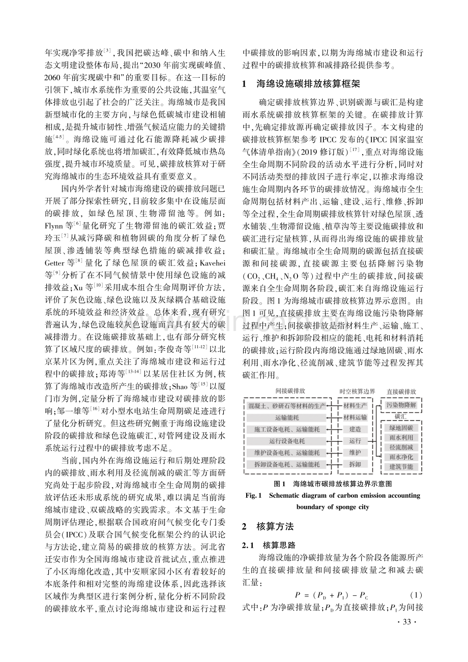 海绵设施全生命周期碳排放核算方法研究.pdf_第2页