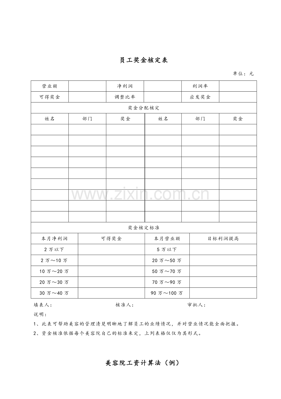 (XXXX肖邦系统)美容院管理表格大全.doc_第3页