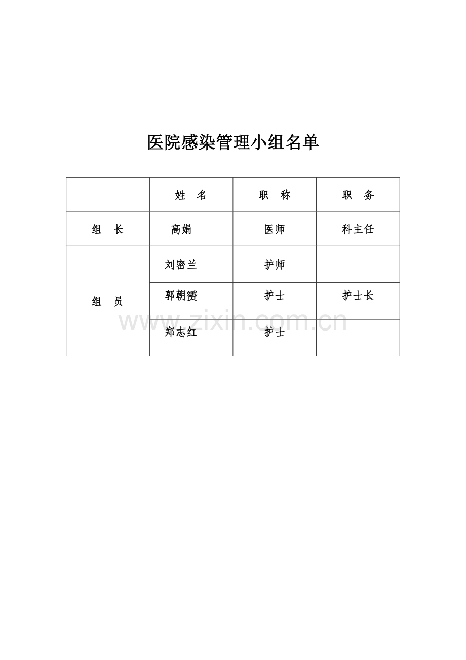 2014医院感染管理质控记录册12个月.doc_第3页