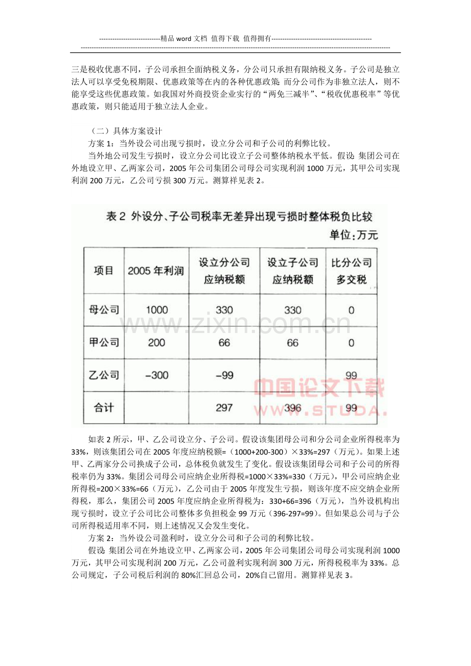 2013年XX集团集团公司营销纳税筹划设计.docx_第2页