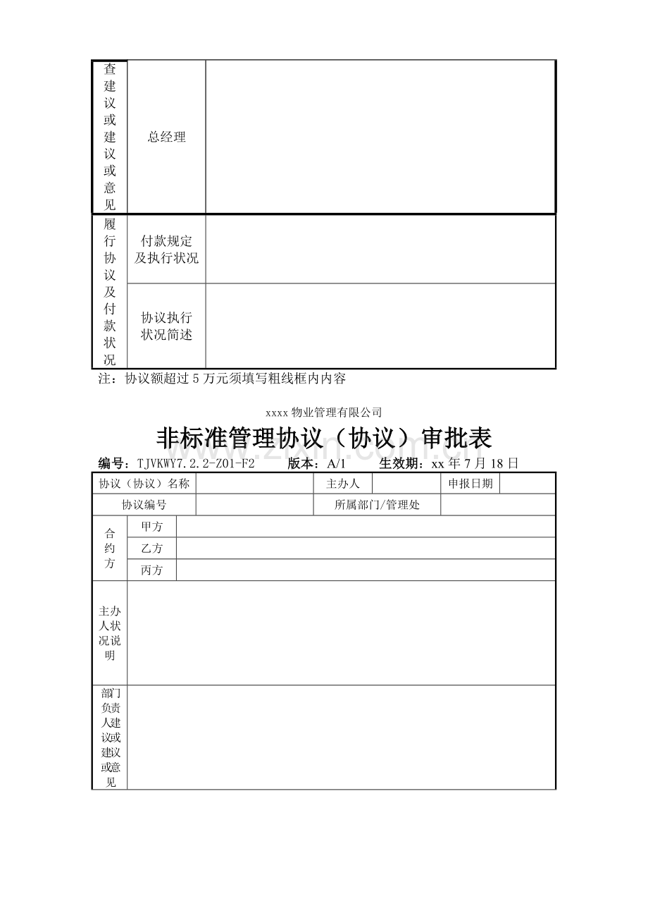 物业公司合同审批表.doc_第2页