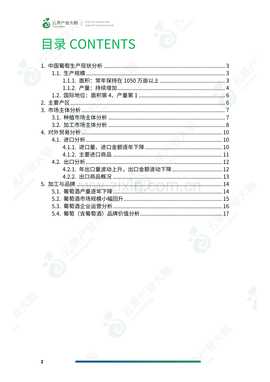 2024年中国葡萄产业数据分析简报.pdf_第3页