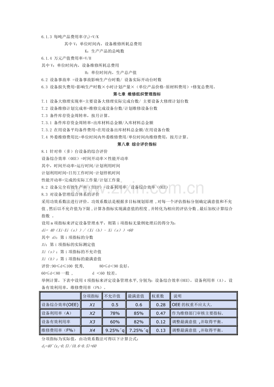 设备管理评价考核指标.doc_第2页