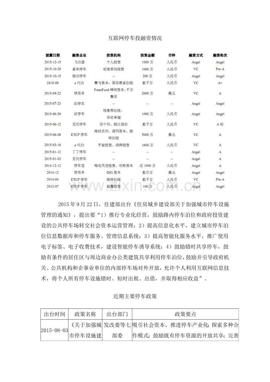 2016年中国互联网停车行业市场前景及发展趋势分析.doc_第3页