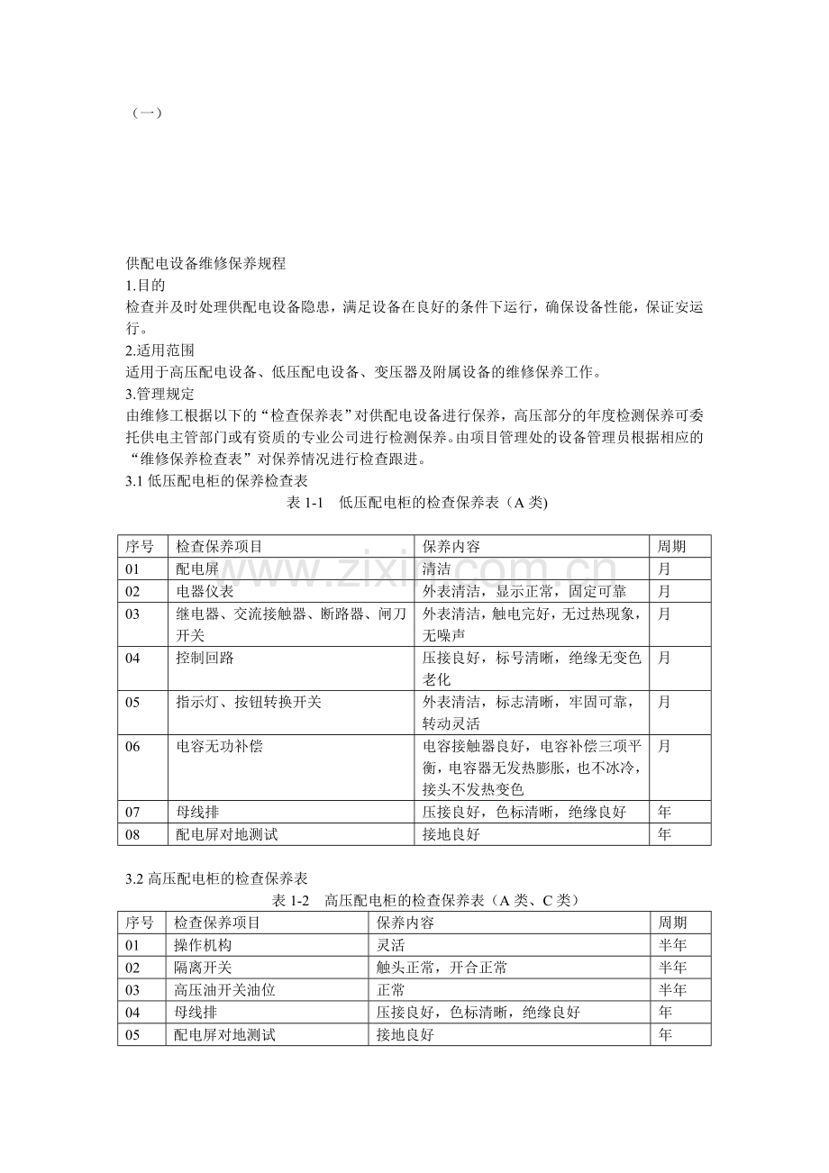 工程设备管理作业规程1.doc_第1页