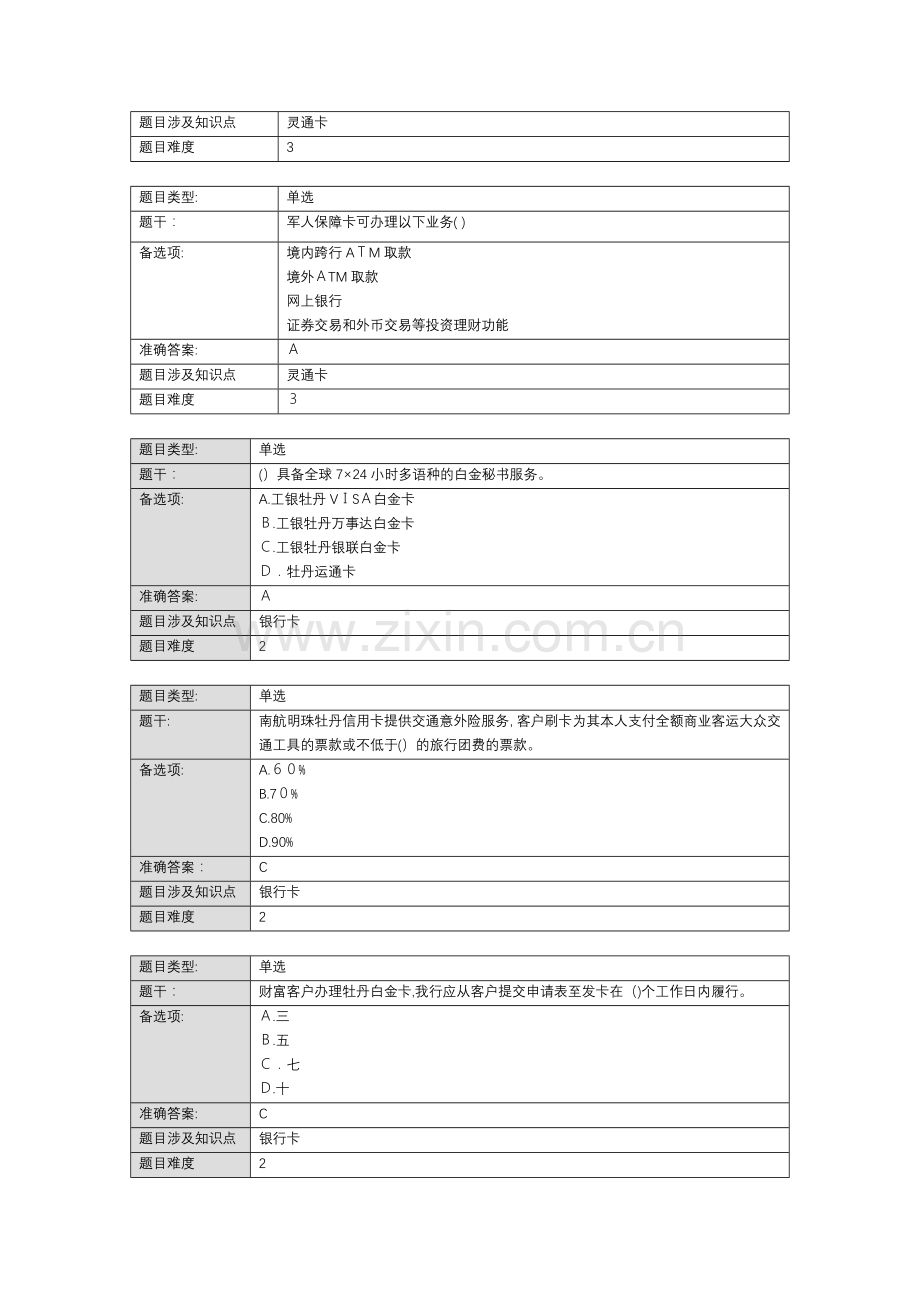 银行个人客户经理学习资料(提高版)银行卡业务篇模版.doc_第2页