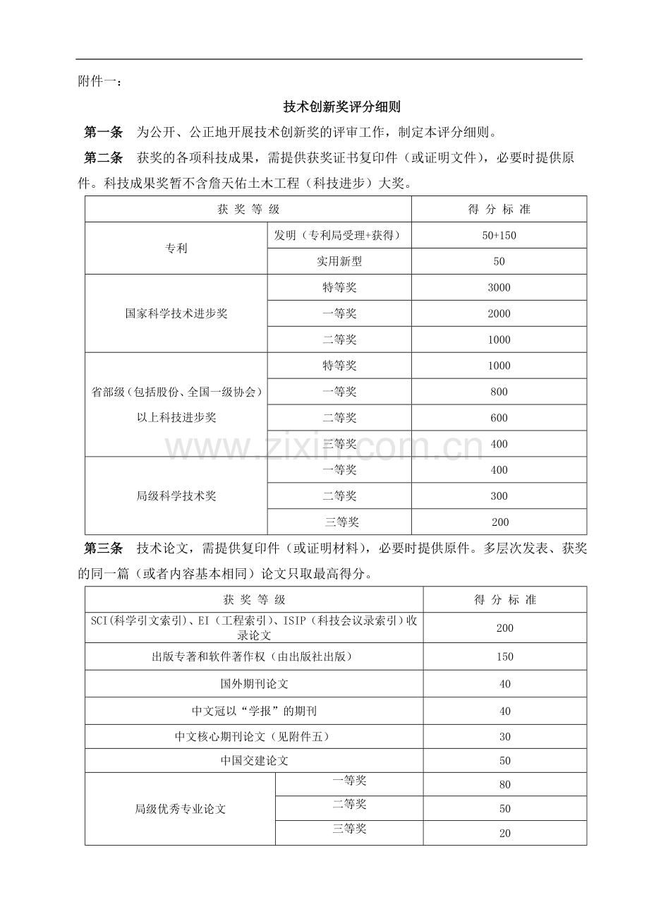 国有企业技术创新评审奖励办法(正版)模版.doc_第3页